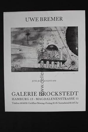 Ausstellungsplakat der Galerie Brockstedt