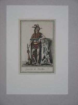 Guerrier de Nootka("). Aus `Encyclopedie des voyages`. Nach Grasset de Saint-Sauveur, J.