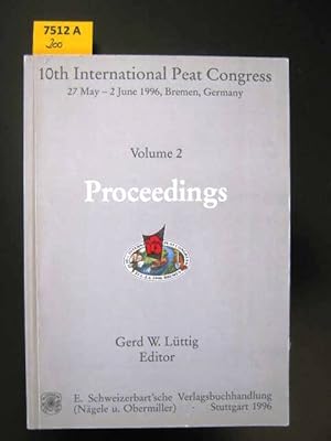 Bild des Verkufers fr Proceedings. Peatlands Use - Present, Past and Future. zum Verkauf von Augusta-Antiquariat GbR