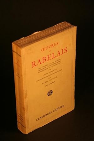 Bild des Verkufers fr Oeuvres de Rabelais. Tome Deuxime. Collationn sur les ditions originales accompagn d'une bibliographie et d'un glossaire par Louis Moland zum Verkauf von Steven Wolfe Books