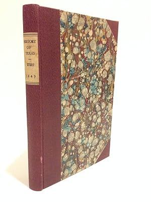 Image du vendeur pour A NEW HISTORY OF TEXAS; from the First European Settlement in 1692, Down to the Present Time, Together with a History of the Mexican War, Including Accounts of the Battles of Palo Alto, Resaca de la Palma, the Taking of Monterrey, the Battle of Buena Vista, with a List of the Killed and Wounded, the Capture of Vera Cruz, and the Battle of Cerro Gordo, with an Account of the Late Battles in and Near the City of Mexico; to which Is Added the Treaty of Peace with Mexico mis en vente par Bartleby's Books, ABAA