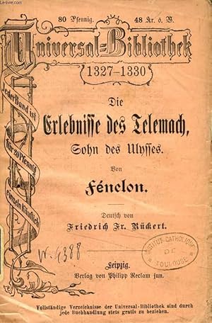 Image du vendeur pour DIE ERLEBNISSE DES TELEMACH, SOHN DES ULYSSES mis en vente par Le-Livre