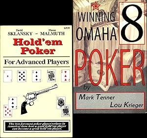 Bild des Verkufers fr Winning Omaha 8 Poker (SIGNED BY MARK TENNER), AND A SECOND BOOK, Hold'em Poker For Advanced Players zum Verkauf von Cat's Curiosities