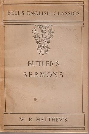 Image du vendeur pour Three Sermons on Human Nature and A Dissertation Upon the Nature of Virtue mis en vente par Snookerybooks