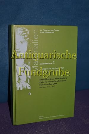 Imagen del vendedor de Materialien zur Frderung von Frauen in der Wissenschaft band 9/2 // Innovationen Standardpunkte feministischer Forschung und Lehre a la venta por Antiquarische Fundgrube e.U.