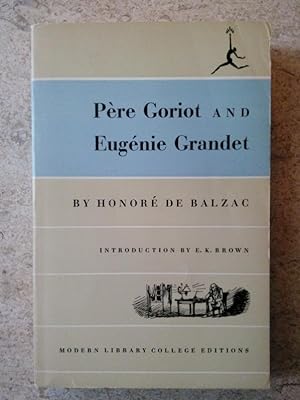 Seller image for Pere Goriot and Eugenie Grandet for sale by P Peterson Bookseller