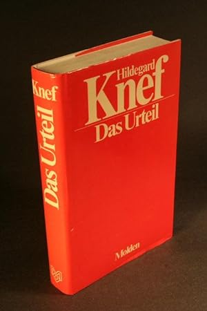 Seller image for Das Urteil oder Der Gegenmensch. for sale by Steven Wolfe Books