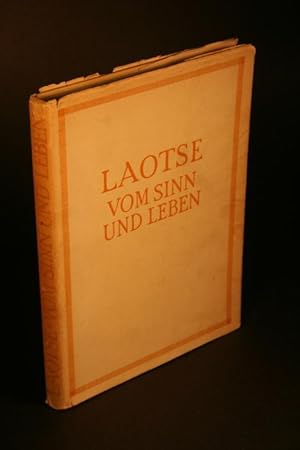 Seller image for Taoteking. Das Buch des Alten vom Sinn und Leben. Aus dem Chinesischen bertragen und erlutert von Richard Wilhelm for sale by Steven Wolfe Books