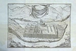 Vista y Perspectiva de la Fortaleza y Palacio que los Reyes Yngas tenian en el Territorio de Cana...