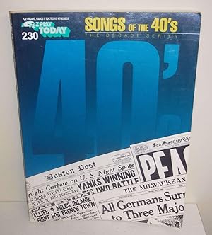 Seller image for Songs of the 40's (E-Z Play Today 230) for sale by The Book Junction