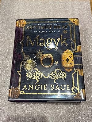 Seller image for Septimus Heap: Book One MAGYK + Magykal CD + Map (1st US Edition . First Print thus) SIGNED for sale by First.Editions1st