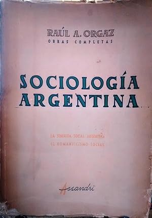 Imagen del vendedor de Obras Completas. Tomo II. Sociologa argentina. Semblanza preliminar de Arturo Capdevila a la venta por Librera Monte Sarmiento