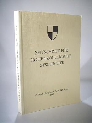 Bild des Verkufers fr Zeitschrift fr Hohenzollerische Geschichte. 18. Band - der ganzen Reihe 105. Band. 1982. zum Verkauf von Adalbert Gregor Schmidt