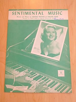 Immagine del venditore per Sentimental Music, Patti Page Cover venduto da Bradley Ross Books