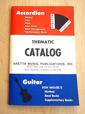 Thematic Catalog: Accordion, Don Miguel's Guitar