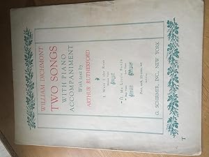 Image du vendeur pour Ma Little Banjo for High Voice From Two Songs with Piano Accompaniment mis en vente par H&G Antiquarian Books