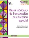 Seller image for Bases tericas y de investigacin en educacin especial for sale by Agapea Libros