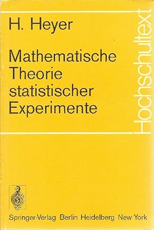 Mathematische Theorie statistischer Experimente