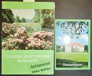 Führer durch den Landschaftspark Wörlitz - Geschichte und Beschreibung - innenliegend farbiger, k...