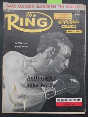 The Ring - October 1957 World"s Foremost Boxing Magazine -