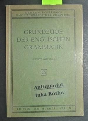 Grundzüge der englischen Grammatik - Englisches Unterrichtswerk / Riemann-Eckermann -