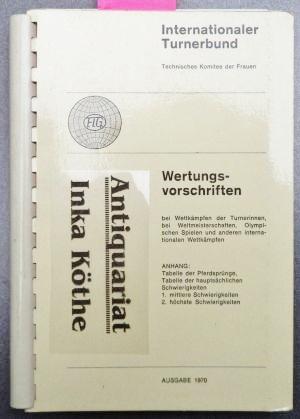 Wertungsvorschriften bei Wettkämpfen der Turnerinnen, bei Weltmeisterschaften, Olympischen Spiele...