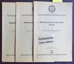 Mathematisch-technische Tafeln - Brief 1 bis 3 - [Hrsg.:] Rustinsches Lehrinstitut, Abt. für Tech...