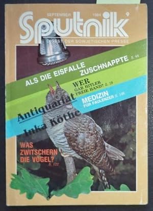 Sputnik : Die Sowjetunion im spiegel ihrer Presse - Heft Spetember 1984 - 9 - 1984 - DIGEST DER S...