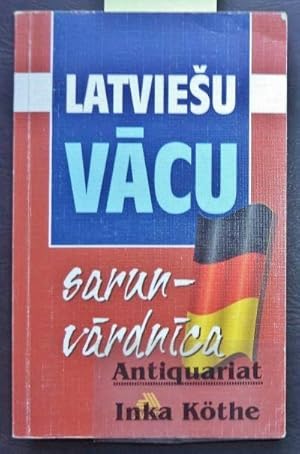 Latviesu-vacu srunvárdníca - Latvieu vacu sarunvardnica - Lettisch - Deutsches Wörterbuch -