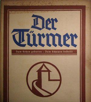 Der Türmer - Zum Sehen geboren - zum Schauen bestellt Heft 2 - 1932 - Deutsche Monatshefte - Die ...