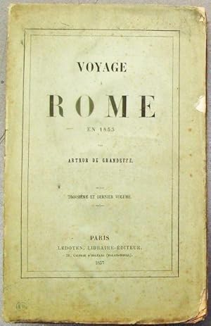 Voyage a Rome en 1853 -