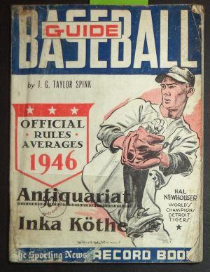 Baseball Guide and Record Book 1946 - The Sporting News - Record Book -