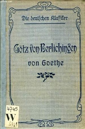 Seller image for GTZ VON BERLICHINGEN MIT DER EISERNEN HAND, EIN SCHAUSPIEL for sale by Le-Livre