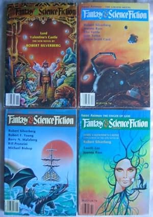 Seller image for The Magazine of Fantasy and Science Fiction November, December 1979 & January, February 1980, 4 issues featuring "Lord Valentine's Castle" by Robert Silverberg + The Last One Left, Wives, Angelica, Closing the Timelid, Dragons & Dimwits, Cyrion in Bronze+ for sale by Nessa Books