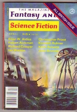 Image du vendeur pour The Magazine of Fantasy and Science Fiction April 1978, The Watched, Psycho Sis, Marriage, Three Ways, Ariadne Potts, Drink Me Francesca, My Solu Swims in a Goldfish Bowl, The Man Who Understood Carboniferous Flora, The Floating Crystal Palace mis en vente par Nessa Books
