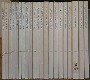 Image du vendeur pour Rivista di Archeologia 1977(Anno I),1981(Anno V), 1983-84 (Anno VII-VIII), 1986 (Anno X), 1988-2003 (Anno XII-XXVII) mis en vente par Versand-Antiquariat Konrad von Agris e.K.