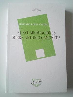 Immagine del venditore per Nueve meditaciones sobre Antonio Gamoneda (Primera edicin) venduto da MAUTALOS LIBRERA