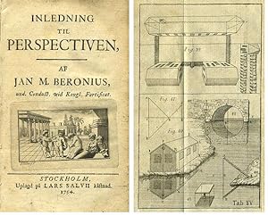 Imagen del vendedor de Inledning til perspectiven [An introduction to perspective]. a la venta por Mats Rehnstrm Rare Books SVAF, ILAB
