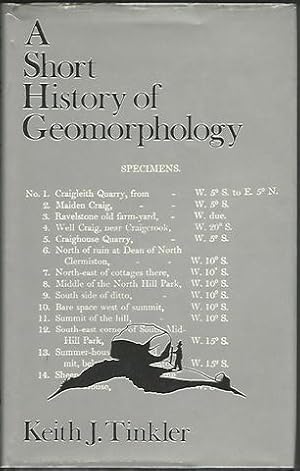 Imagen del vendedor de A SHORT HISTORY OF GEOMORPHOLOGY. a la venta por Lavendier Books