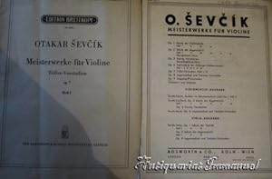 Meisterwerke für Violine. Konvolut aus zwei Bänden.