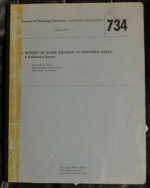 Bild des Verkufers fr A History of Black Religion in Northern Areas zum Verkauf von GuthrieBooks