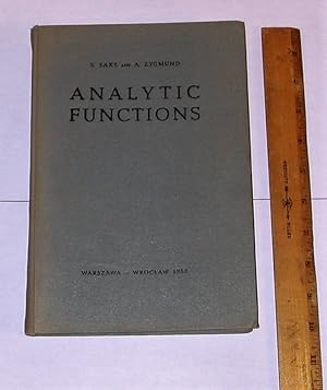 Image du vendeur pour Analytic Functions mis en vente par Betterbks/ COSMOPOLITAN BOOK SHOP