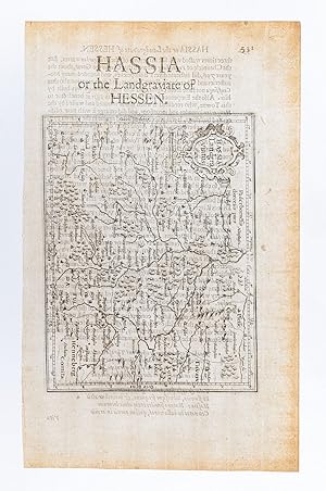 Seller image for Hassia Landgraviatus. / Hassia or the Landgraviate of Hessen. [Germany] for sale by Robert Frew Ltd. ABA ILAB