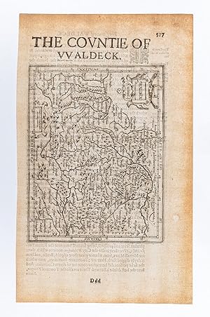 Image du vendeur pour Waldek Comit. / The Countie of Waldeck. [Germany] mis en vente par Robert Frew Ltd. ABA ILAB