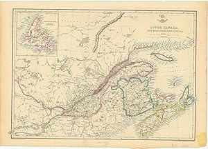 Image du vendeur pour Lower Canada. New Brunswick, Nova Scotia.&c. mis en vente par Robert Frew Ltd. ABA ILAB