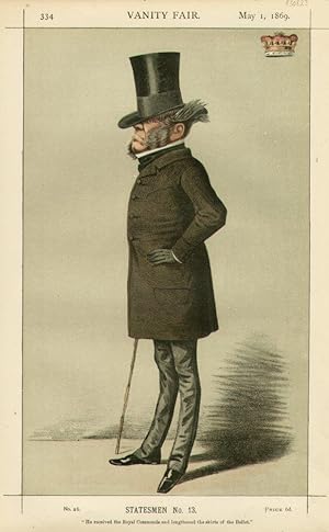 Image du vendeur pour He received the Royal Commands and lengthened the skirts of the Ballet." Statesmen. No. 13. mis en vente par Robert Frew Ltd. ABA ILAB