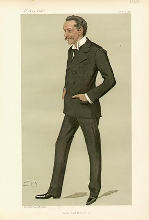 Image du vendeur pour Count Paul Metternich". Men of the Day. No. 614. mis en vente par Robert Frew Ltd. ABA ILAB