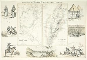 Portions of the Russian Empire In Eastern And Western Asia. The Aral Sea / Kamtchatka.