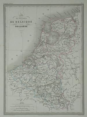Carte des Royaumes De Belgique et de Hollande.