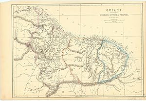 Image du vendeur pour Guiana Comprehending British, Dutch & French. mis en vente par Robert Frew Ltd. ABA ILAB